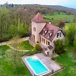 De Avec Piscine Chauffee וילה *