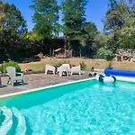 De Avec Piscine Chauffee וילה *
